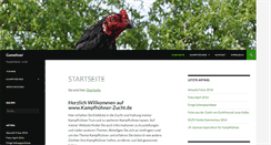 Desktop Screenshot of kampfhuehner-zucht.de